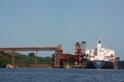 Porto da Mineração Rio do Norte no Trombetas. Foto: Ascom/MPF-PA