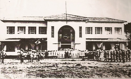 Inauguração da escola Barão do Rio Branco em 1948