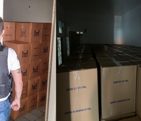Empresário armazena 11 mil fracos de álcool em gel num kitnet no bairro Santa Inês