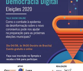 Democracia Digital – talk show e oficina online sobre combate à desinformação