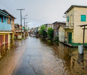 Enchente – 1.772 famílias afetadas em Laranjal do Jari