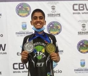 Amapaense conquista medalha de ouro e prata no brasileiro de luta olímpica