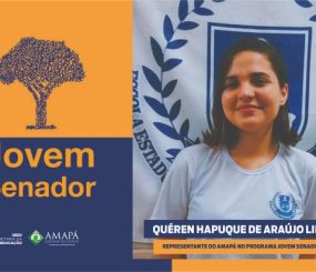 Quéren Hapuque é a representante do Amapá no Programa Jovem Senador 2022
