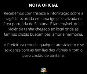 Nota da Prefeitura de Santana