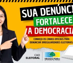 Eleições – MP disponibiliza canal para receber denúncias